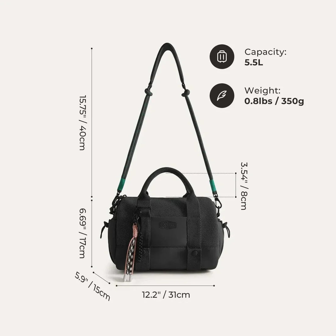 (5.5L) Mini Duffle Bag